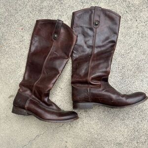Frye Melissa leather boots Size 9